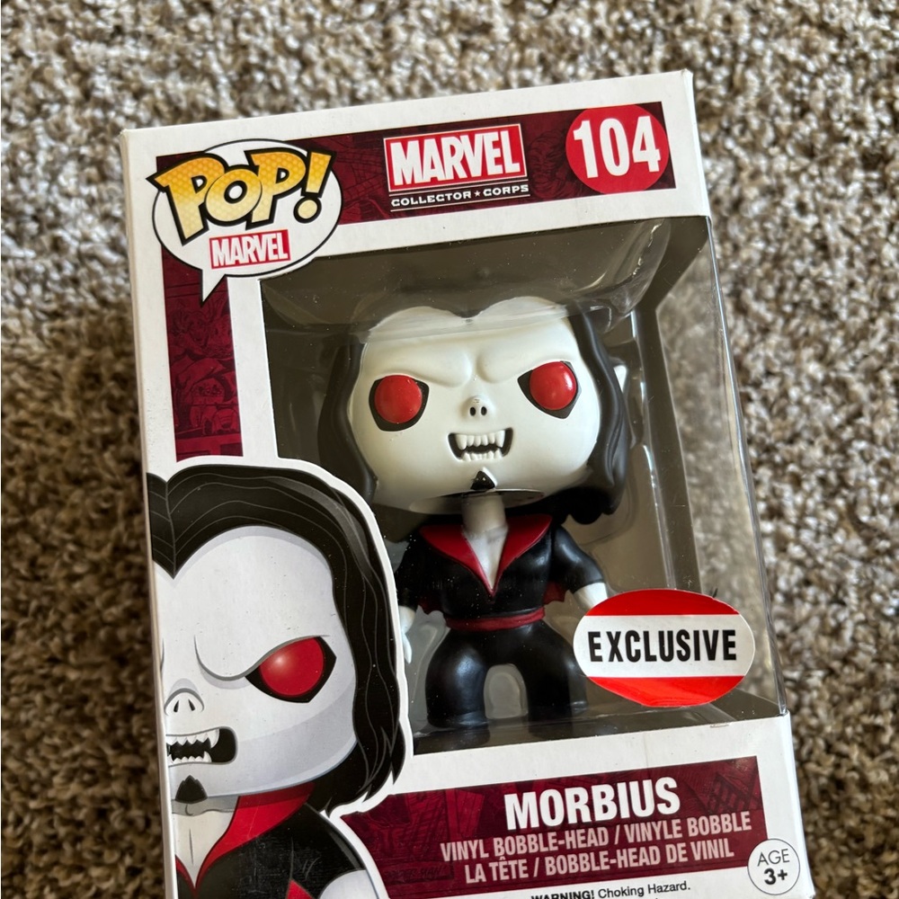 Marvel Collector Corps Morbius Figure with Red and Black Accents